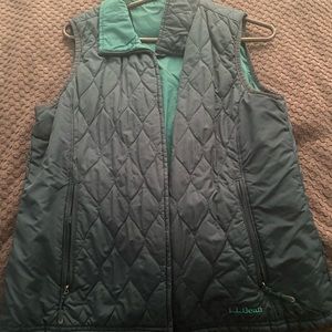 LLBean reversible vest womens great condition
